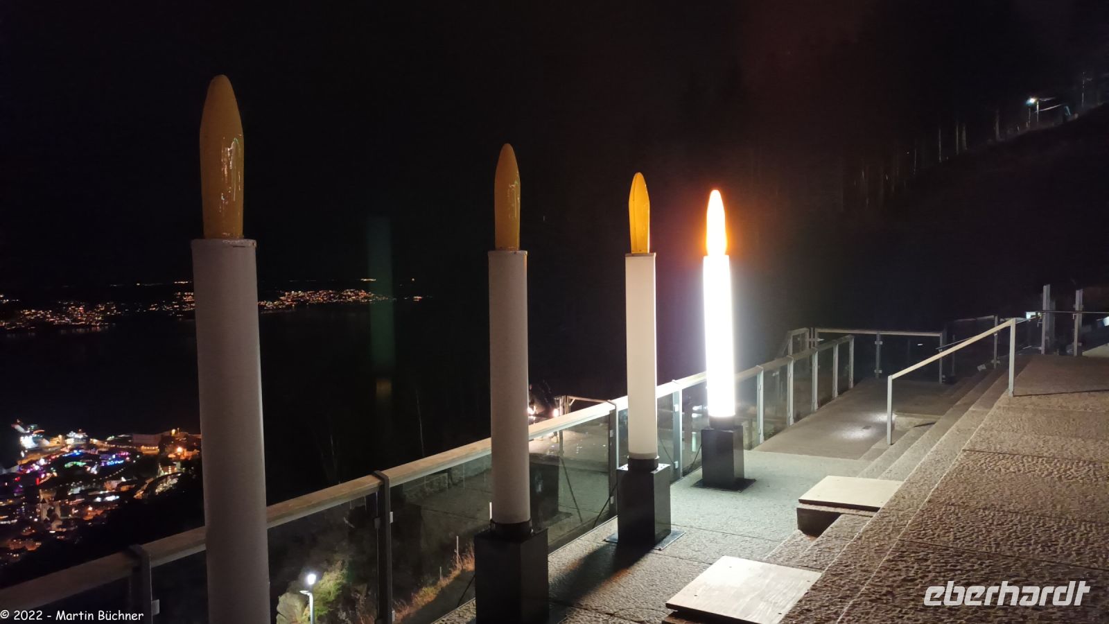 Hausberg Fløyen - Blick auf Bergen - 1. Advent