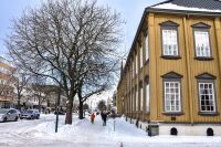 Trondheim - Stiftsgården - größter königlicher Holzpalast der Welt