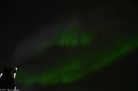 Polarlicht über dem Raftsund - geographische Grenze zwischen den Archipelen Lofoten und Vesterålen