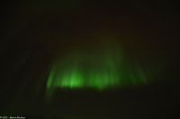 Polarlicht über dem Raftsund - geographische Grenze zwischen den Archipelen Lofoten und Vesterålen