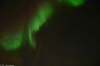 Polarlicht über dem Raftsund - geographische Grenze zwischen den Archipelen Lofoten und Vesterålen