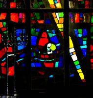 Tromsø - Eismeerkathedrale - Buntglasfenster - Angst vor dem Ende der Welt in den 1960er und 1970er Jahren