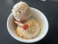 Hurtigruten - Abendessen - Nachtisch Eis