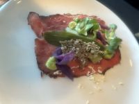 Hurtigruten - Abendessen - Rinderbraten 