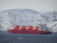 Tankschiff vor Melkoya 