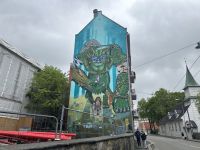 Stadtspaziergang in Bergen, Norwegen