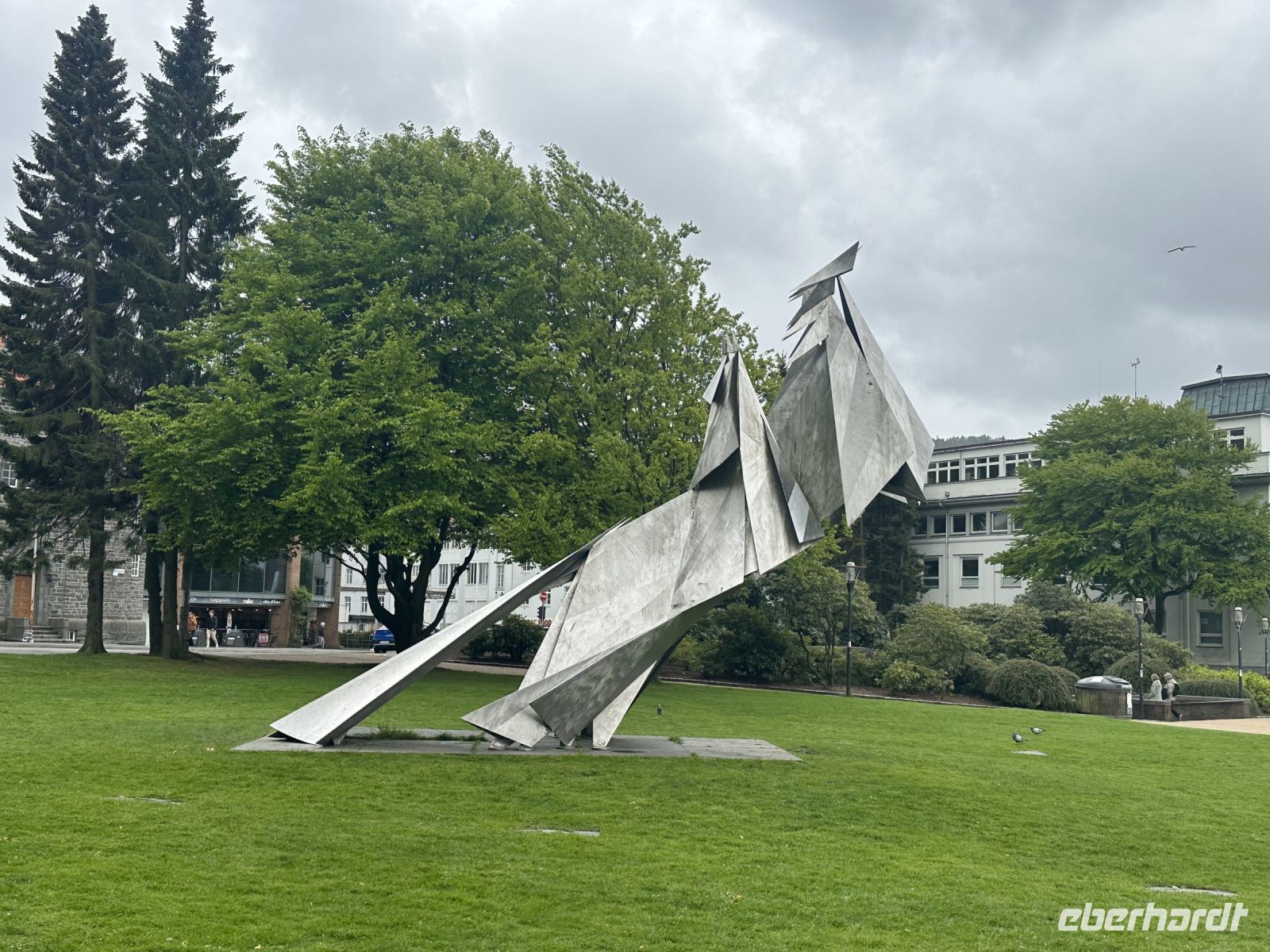 König Olav Kyrre der Gründer von Bergen Kunst im Stadtpark