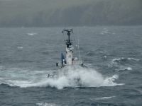 Seegang vor Lerwick auf den Shetland Inseln