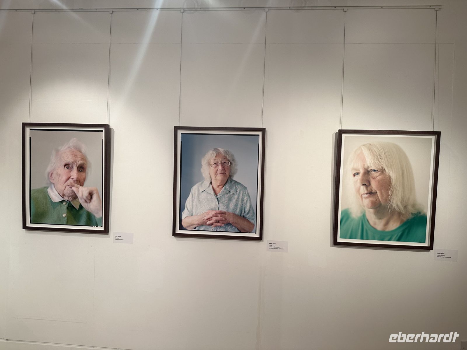 Porträt von Fischerfrauen im Museum von Lerwick