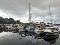 abends spazieren wir zum Hafen in Tórshavn auf den Färöer Inseln