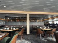 im Frühstücksrestaurant der MS Spitsbergen herrscht freie Platzwahl