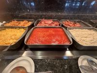 MS Spitsbergen - Frühstück mit Rührei und Speck