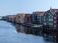 Hafenspeicher am Nidelv in Trondheim
