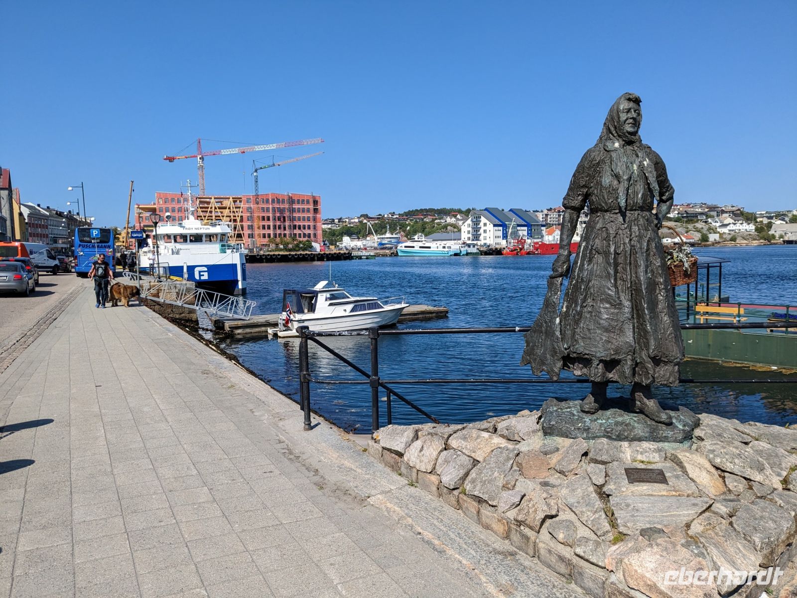 Klippfischfrau - Wahrzeichen von Kristiansund