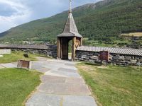 Stabkirche Lom - Eingang des 