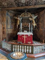 Stabkirche Lom - Altar aus dem 17. Jh.