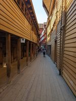 Bryggen - das Hanseviertel außerhalb der Bergener Altstadt ist UNESCO-Weltkulturerbe