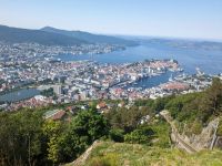 Blick vom Fløien, dem Hausberg Bergens