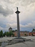 Trondheim - Marktplatz (Statue von Olav Tryggvason)