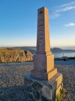 Nordkap - Denkmal für den Besuch von König Oscar II. am Nordkap (2. Juli 1873)