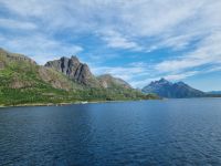 Schifffahrt von Svolvær zum Trollfjord...