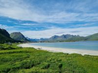 Lofoten (Insel Flakstadøy) - Strand von Ramberg