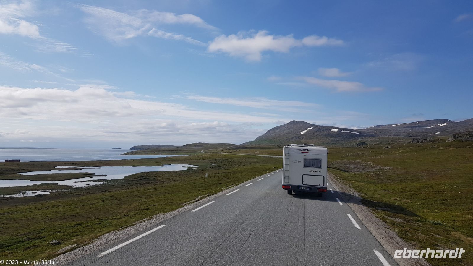 E69 nach Süden in Richtung Alta