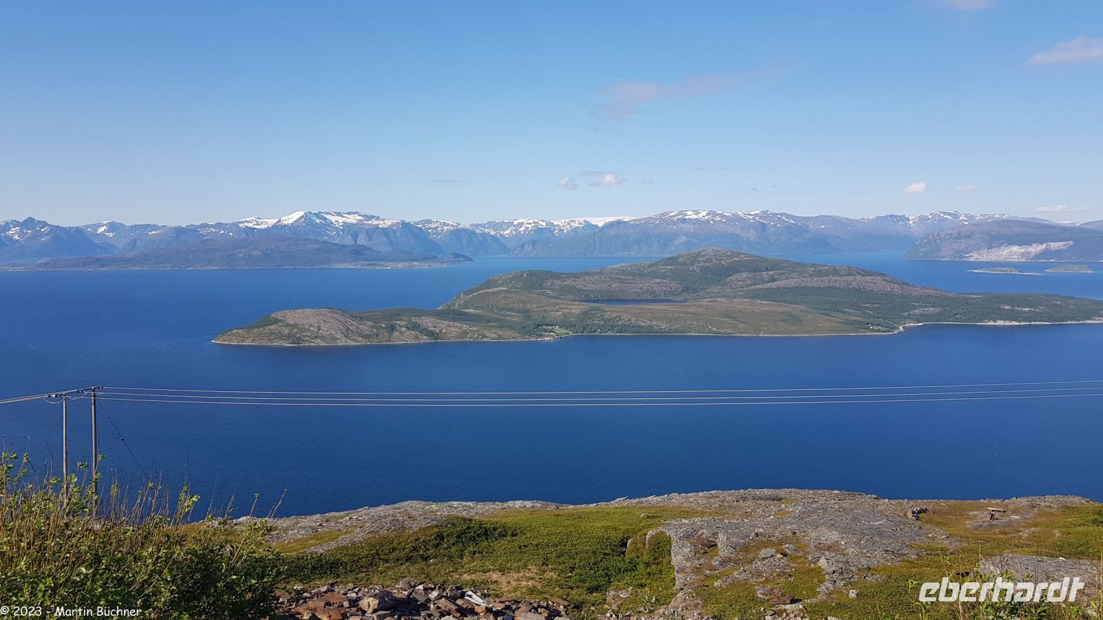 Kvænangen - Blick zum Gletscher Øksfjordjøkelen