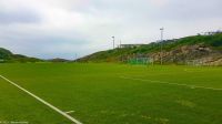 Lofoten - Fussballplatz von Henningsvær