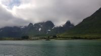 Lofoten - Brim Explorer - Fahrt in den Raftsund - Wasserstraße, die Lofoten von den Vesterålen trennt