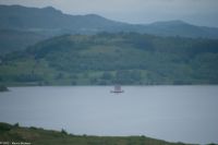 Wikingerschiff unter Segel im Fjord!
