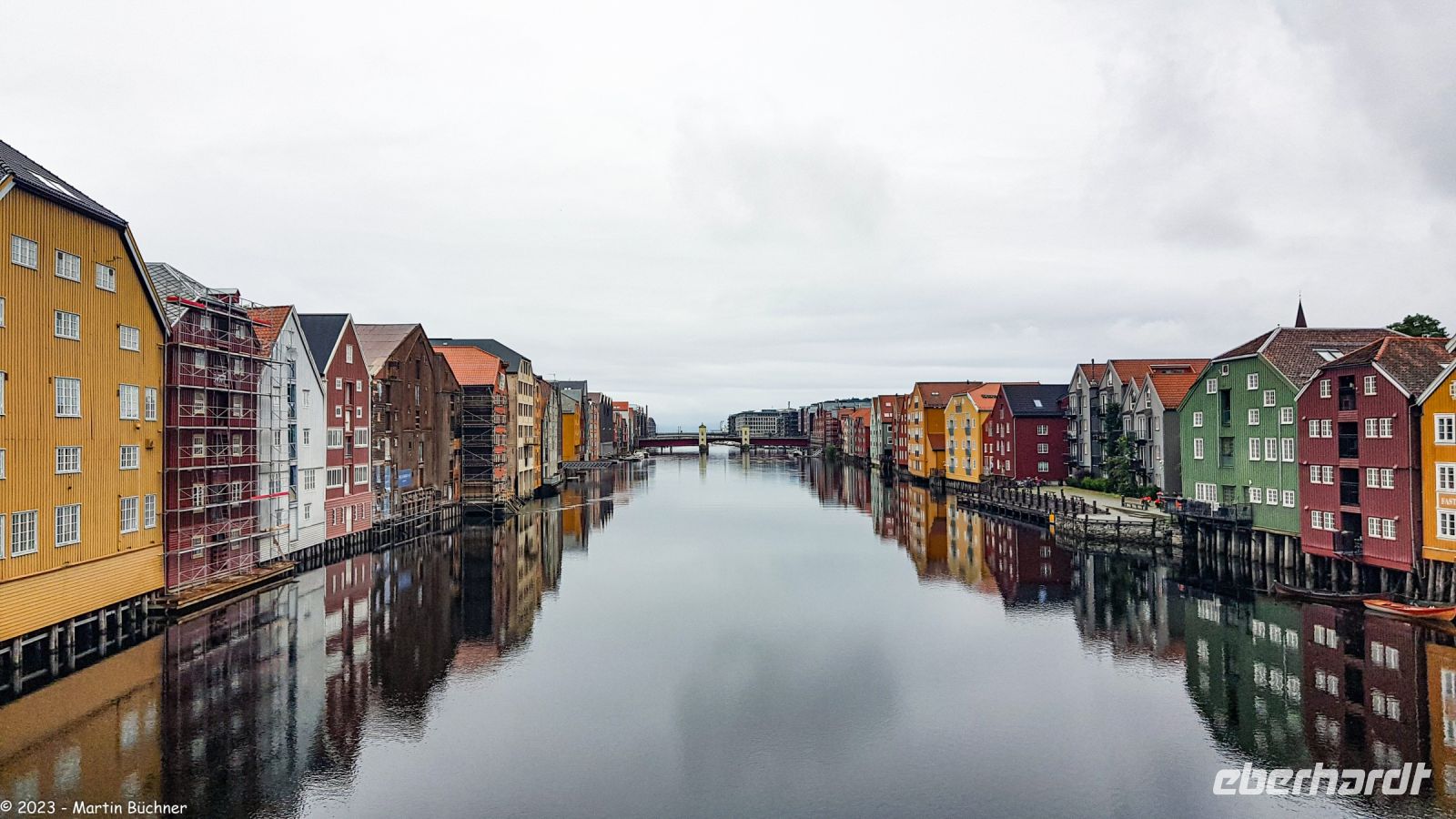 Trondheim - Speicherhäuser am Nidelven