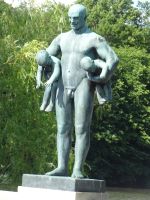 Oslo - Skulpturen im Vigeland-Park