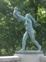 Oslo - Sculpturen im Vigeland-Park