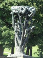 Oslo - Skulpturen im Vigeland - Park