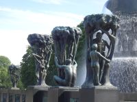 Oslo - Brunnen mit Lebenszyklen im Vigeland-Park