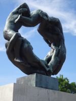 Oslo - Skulptur im Vigeland-Park