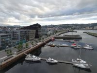 Trondheim - Blick vom Hotel auf Trondheim