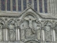 Trondheim - Nidaros-Dom - Skulpturen Westseite
