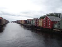 Trondheim - ehemalige Fischerhäuser an der Nidelv