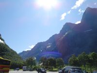 Rastplatz Trollveggen an den Trollstigen...