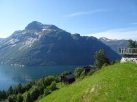 Blick auf Geiranger - und Sunnylvsfjord