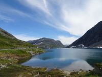 Fotostopp bei Djupvatn auf 1030 m Höhe - Bergfest!!