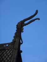 Drachen an der Stabkirche