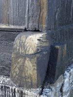 Lom - Stabkirche - Grundbalken