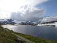 Jotunheimen Nationalpark - bei den Fantesteinen mit Sognegletscher