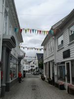 eine der Strassen der  