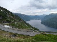 man sieht schon unser Ziel in der Ferne