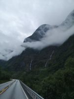 Die Nebelschwaden zum greifen nah...