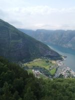 Aurlandsvangen von oben